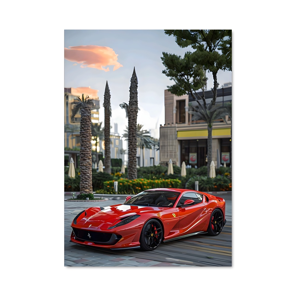 Poster Superfast Toile